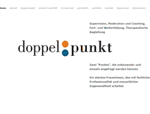 Tablet Screenshot of doppel-punkt.de